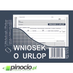 Wniosek o urlop A6 515-5 MiP