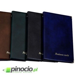 Wizytownik Biurfol na 200 wizytówek czarny