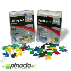 Pinezki do tablic flagi Grand 25 szt.