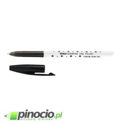 Długopis w gwiazdki Toma Superfine TO-059 czarny