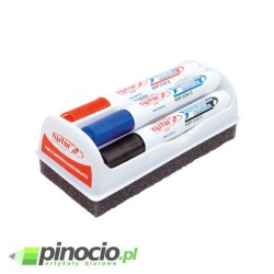 Marker suchościeraln Rystor okrągły 4 szt, + gąbka