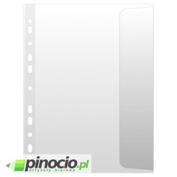 Koszulki groszkowe Biurfol A4 z klapką 25 szt. Koszulki groszkowe Biurfol A4 z klapką 25 szt.