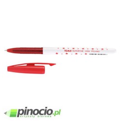 Długopis w gwiazdki Toma Superfine TO-059 czerwony