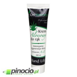 Krem do rąk aloesowy z witaminą A+E z zawartością gliceryny 100ml Gold Drop Krem do rąk aloesowy z witaminą A+E z zawartością gliceryny 100ml Gold Drop