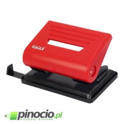 Dziurkacz Eagle 837 do 25 kartek czerwony