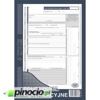 Zgłoszenie reklamacyjne A4 (oryginał + 2 kopie) 601-1 MiP