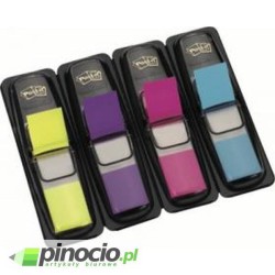 Zakładki indeksujące wąskie 12x43 mm Post-it 4 szt. po 35 listków