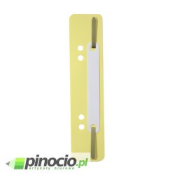 Wąsy skoroszytowe spinające dokumenty Durable żółte 25 szt.