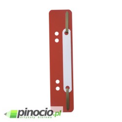 Wąsy skoroszytowe spinające dokumenty Durable czerwone 25 szt.