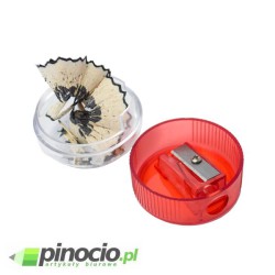 Temperówka z pojemnikiem okrągła Deli mix kolorów