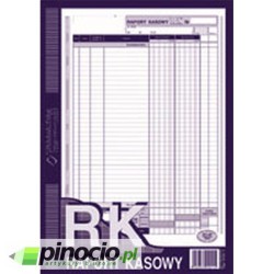 Raport kasowy A4 (oryginał + kopia) 410-1 MiP