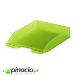 Półka na dokumenty Durable Basic A4/63 mm przezroczysta zielona