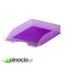 Półka na dokumenty Durable Basic A4/63 mm przezroczysta fioletowa