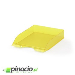 Półka na dokumenty Durable Basic A4/63 mm przezroczysta żółta