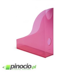 Pojemnik Durable Basic na dokumenty A4 do 750 kartek przezroczysty różowy