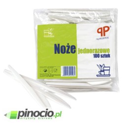 Noże jednorazowe Sarantis 100 szt.