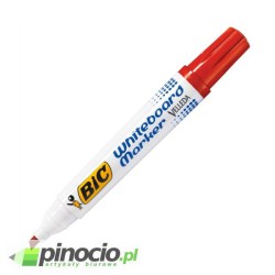 Marker suchościeralny Bic Velleda ścięty czerwony