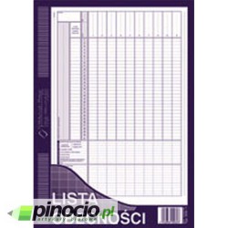 Lista obecności A4 506-1 MiP