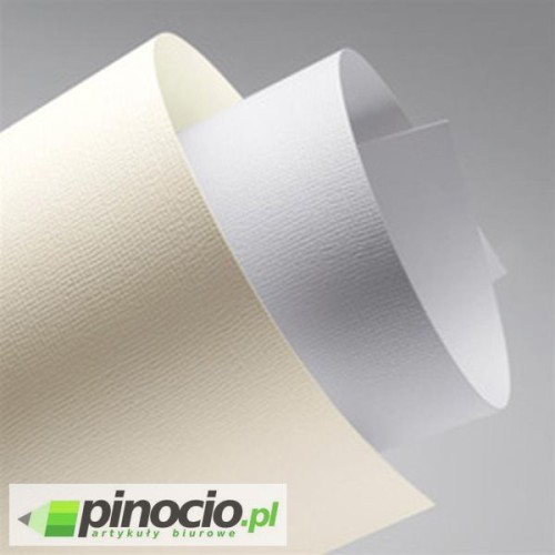 Karton ozdobny Len A4 230g. 20 ark. kremowy