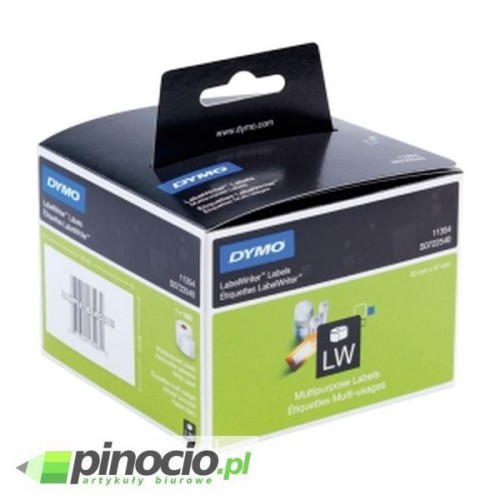 Etykiety uniwerslane Dymo 11354 32x57 mm białe