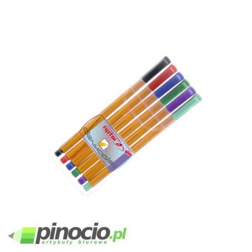 Cienkopis Rystor RC-04 zestaw 6 kolorów