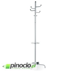 Wieszak stojący Nowy Styl Arizona srebrny