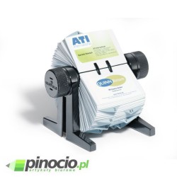 Wizytownik obrotowy Durable Visifix Cubo na 300 wizytówek czarny  2447-01