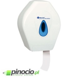 Pojemnik na papier toaletowy MERIDA TOP MINI, okienko NIEBIESKIE PT2TN