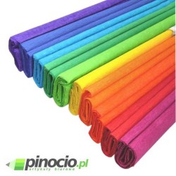 Bibuła marszczona niebieska