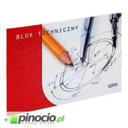 Blok techniczny biały A3