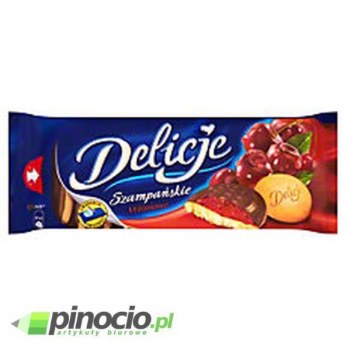 Delicje szampańskie wiśniowe 147g.