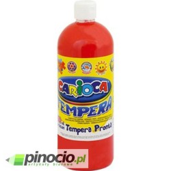 Farba tempera czerwona 1000ml.KW Trade