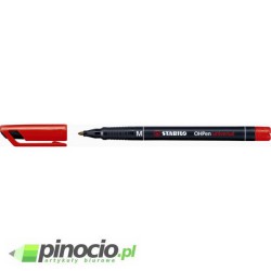 Foliopis Stabilo OHPen 1.0 mm (M) czerwony