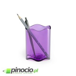 Kubek na długopisy Durable Trend przezroczysty fioletowy Kubek na długopisy Durable Trend przezroczysty fioletowy