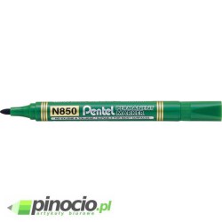Marker permanentny Pentel N850 okrągły zielony