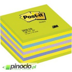Notes samoprzylepny Post-it 76x76mm paleta cukierkowa zielona 450 szt.