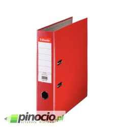 Segregator Esselte A4/75mm ekonomiczny czerwony 11253