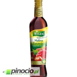 Syrop Herbapol Żurawina i malina 425ml
