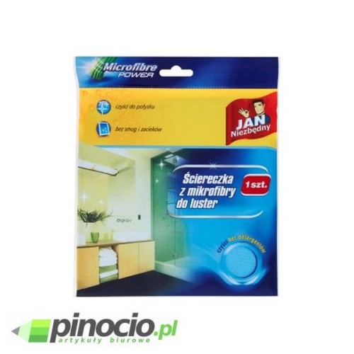 Ściereczka z mikrofibry do luster Jan Niezbędny