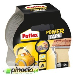 Taśma klejąca Pattex Power Tape 50mm x 10m srebrna Taśma klejąca Pattex Power Tape 50mm x 10m srebrna
