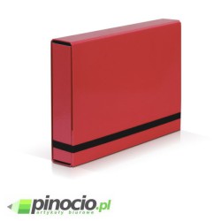Teczka skrzydłowa z gumką Vaupe Caribic BOX A4 czerwona