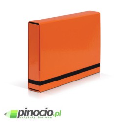 Teczka skrzydłowa z gumką Vaupe Caribic BOX A4 pomarańczowa