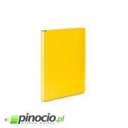 Teczka skrzydłowa VauPe 2 rzepy żółta