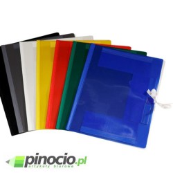 Teczka wiązana Biurfol A4 plastikowa żółta