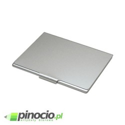 Wizytownik aluminiowy Alassio na 25 wizytówek