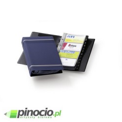 Wizytownik Durable Visifix na 200 wizytówek granatowy