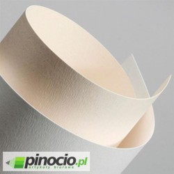 Karton ozdobny Kora A4 230g. 20 ark. kremowy