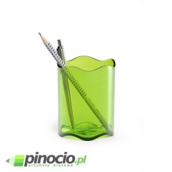 Kubek na długopisy Durable Trend przezroczysty zielony