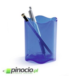 Kubek na długopisy Durable Trend przezroczysty niebieski Kubek na długopisy Durable Trend przezroczysty niebieski