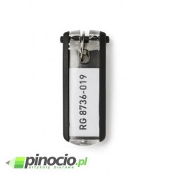 Identyfikatory do kluczy Durable czarne 6 szt. Identyfikatory do kluczy Durable czarne 6 szt.